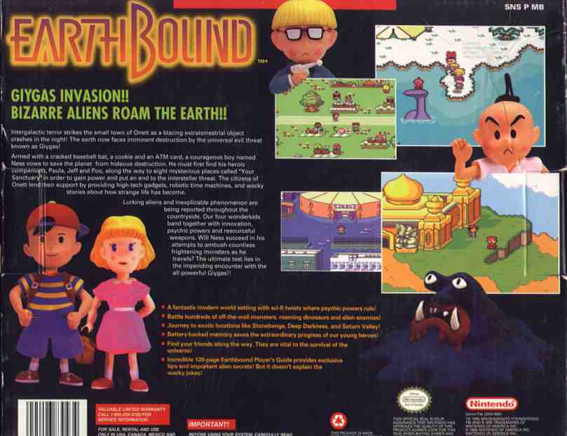 Earthbound - Super Nintendo(SNES) ROM Download